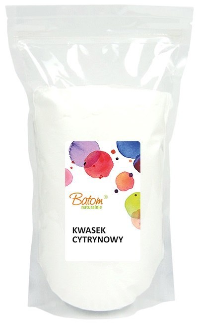 KWASEK CYTRYNOWY 1 kg - BATOM BATOM (oleje, soki, sole kąpielowe) KWASEK CYTRYNOWY 1 kg - BATOM BATOM (oleje, soki, sole kąpielowe)