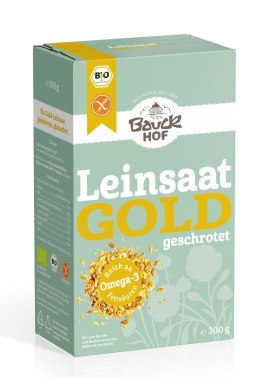 LEN ZŁOTY MIELONY BEZGLUTENOWY BIO 200 g - BAUCK HOF BAUCK HOF (mieszanki do wypieków)
