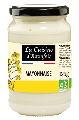 MAJONEZ JAJECZNY BIO 325 g - LA CUISINE D AUTREFOIS LA CUISINE D'AUTREFOIS (majonezy, musztardy)
