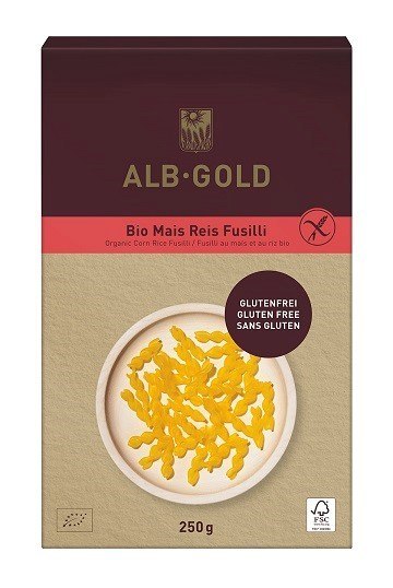 MAKARON (KUKURYDZIANO - RYŻOWY) ŚWIDERKI BEZGLUTENOWY BIO 250 g - ALB-GOLD ALB-GOLD (makarony) MAKARON (KUKURYDZIANO - RYŻOWY) ŚWIDERKI BEZGLUTENOWY BIO 250 g - ALB-GOLD ALB-GOLD (makarony)