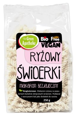 MAKARON (RYŻOWY) ŚWIDERKI FUSILLI BEZGLUTENOWY BIO 250 g - APOTHEKE APOTHEKE (herbatki dla dzieci, dorosłych, błonnik