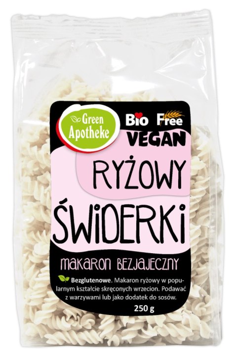 MAKARON (RYŻOWY) ŚWIDERKI FUSILLI BEZGLUTENOWY BIO 250 g - APOTHEKE APOTHEKE (herbatki dla dzieci, dorosłych, błonnik MAKARON (RYŻOWY) ŚWIDERKI FUSILLI BEZGLUTENOWY BIO 250 g - APOTHEKE APOTHEKE (herbatki dla dzieci, dorosłych, błonnik