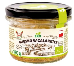 MIĘSKO W GALARETCE BIO 180 g - SMAK EKO SMAK EKO (słoiki mięsne, smalec, pasztet)