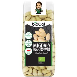 MIGDAŁY BLANSZOWANE BIO 100 g - BIOGOL BIOGOL (produkty śniadaniowe, przekąski bez cukru)