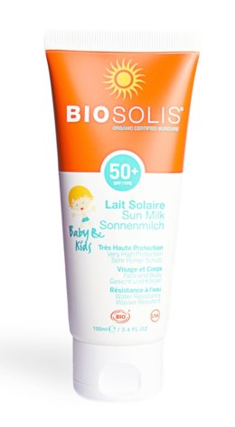 MLECZKO PRZECIWSŁONECZNE DLA DZIECI SPF 50+ ECO 100 ml - BIOSOLIS (PRODUKT SEZONOWY) BIOSOLIS (kosmetyki przeciwsłoneczne)