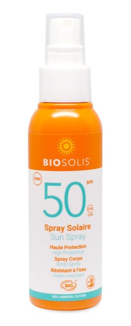 MLECZKO PRZECIWSŁONECZNE DO CIAŁA SPF 50+ W SPRAYU ECO 100 ml - BIOSOLIS (PRODUKT SEZONOWY) BIOSOLIS (kosmetyki przeciwsłoneczne)