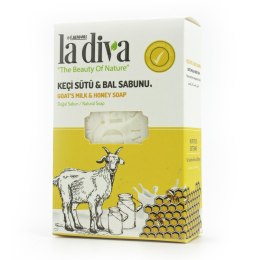 MYDŁO W KOSTCE KOZIE MLEKO I MIÓD 100 g - LA DIVA LA DIVA (mydła)