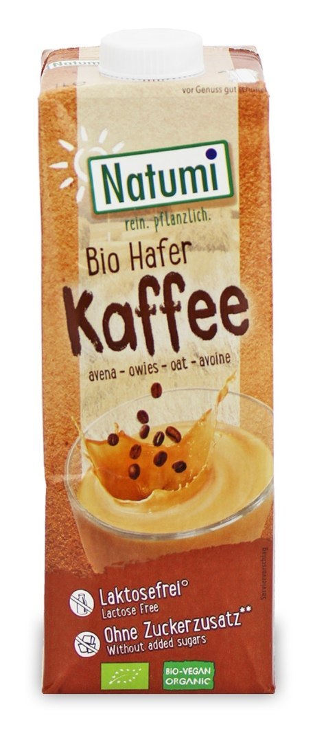 NAPÓJ OWSIANO - KAWOWY BEZ DODATKU CUKRÓW BIO 1 L - NATUMI NATUMI (napoje i kremy roślinne) NAPÓJ OWSIANO - KAWOWY BEZ DODATKU CUKRÓW BIO 1 L - NATUMI NATUMI (napoje i kremy roślinne)