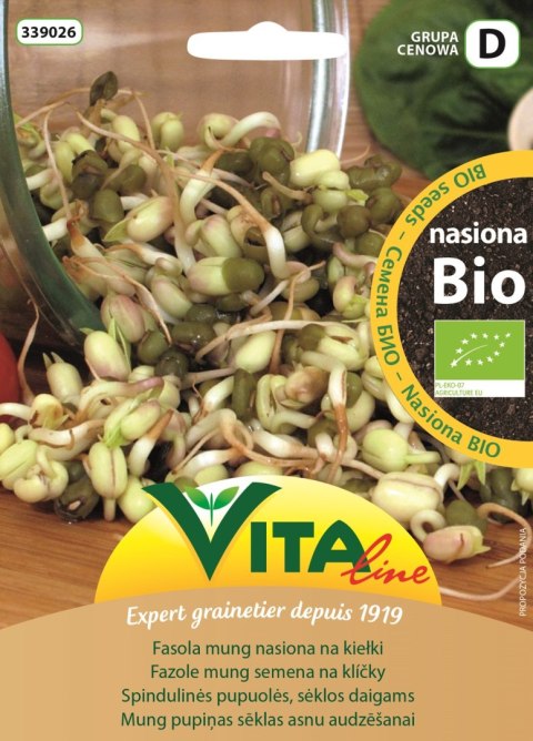 NASIONA FASOLI MUNG BIO NA KIEŁKI 30 g - VITA LINE (04154CIN0AS,0124675CIN0GS) VITA LINE (nasiona) NASIONA FASOLI MUNG BIO NA KIEŁKI 30 g - VITA LINE (04154CIN0AS,0124675CIN0GS) VITA LINE (nasiona)