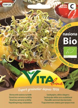 NASIONA SŁONECZNIKA BIO NA KIEŁKI 30 g - VITA LINE (41142CGN0BS, 62909CMN0CS, 41135CGN0BS,21944CGN0AS,0112042CGN0DS,VG6271) VITA LINE (nasiona)