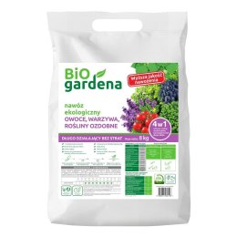 NAWÓZ DO OWOCÓW, WARZYW, ROŚLIN OZDOBNYCH ECO 8 kg - BIOGARDENA BIOGARDENA (nawozy)