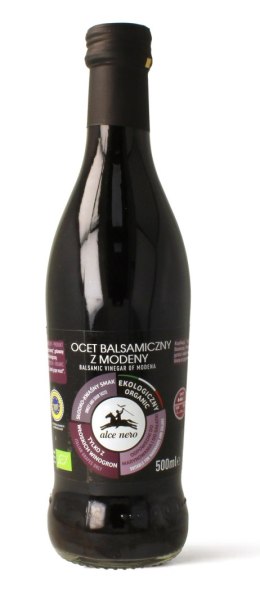 OCET BALSAMICZNY Z MODENY FILTROWANY BIO 500 ml - ALCE NERO ALCE NERO (włoskie produkty)
