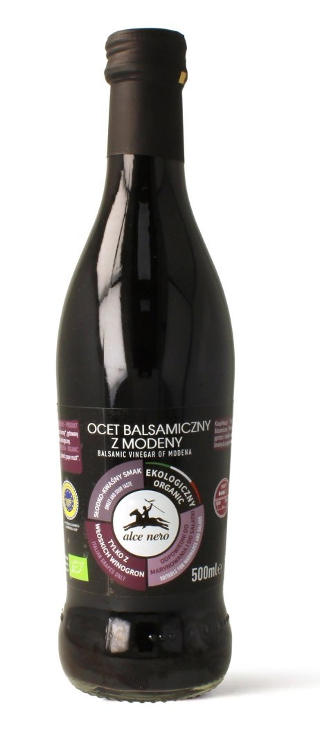 OCET BALSAMICZNY Z MODENY FILTROWANY BIO 500 ml - ALCE NERO ALCE NERO (włoskie produkty) OCET BALSAMICZNY Z MODENY FILTROWANY BIO 500 ml - ALCE NERO ALCE NERO (włoskie produkty)