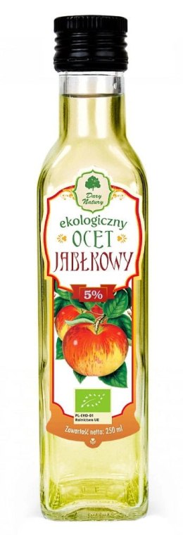 OCET JABŁKOWY 5 % NIEFILTROWANY BIO 250 ml - DARY NATURY DARY NATURY - inne