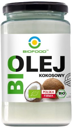 OLEJ KOKOSOWY BEZWONNY BIO 670 ml - BIOFOOD BIOFOOD (soki, przetwory, octy, olej kokosowy)