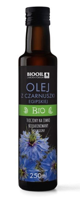 OLEJ Z CZARNUSZKI TŁOCZONY NA ZIMNO BIO 250 ml - BIOOIL BIOOIL (oleje)