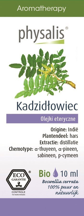 OLEJEK ETERYCZNY KADZIDŁOWIEC ECO 10 ml - PHYSALIS PHYSALIS (olejki eteryczne, suplementy) OLEJEK ETERYCZNY KADZIDŁOWIEC ECO 10 ml - PHYSALIS PHYSALIS (olejki eteryczne, suplementy)
