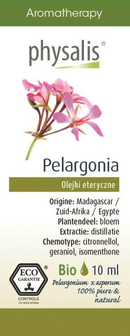 OLEJEK ETERYCZNY PELARGONIA ECO 10 ml - PHYSALIS PHYSALIS (olejki eteryczne, suplementy)