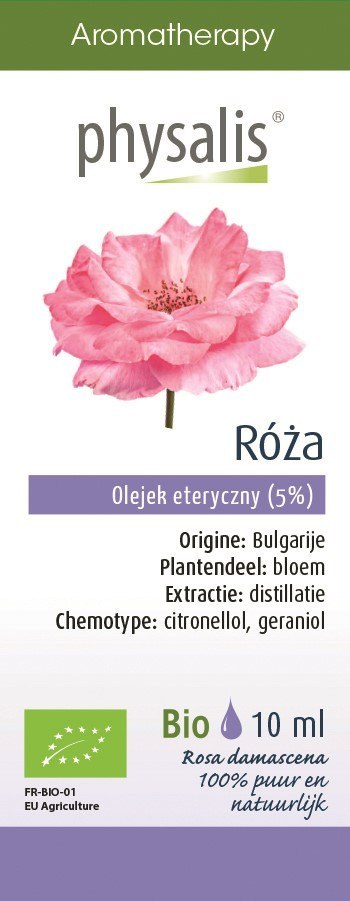 OLEJEK ETERYCZNY RÓŻA BIO 10 ml - PHYSALIS PHYSALIS (olejki eteryczne, suplementy) OLEJEK ETERYCZNY RÓŻA BIO 10 ml - PHYSALIS PHYSALIS (olejki eteryczne, suplementy)