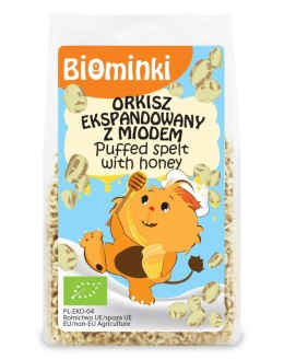 ORKISZ EKSPANDOWANY Z MIODEM BIO 210 g - BIOMINKI BIOMINKI (przekąski dla dzieci, kaszki)