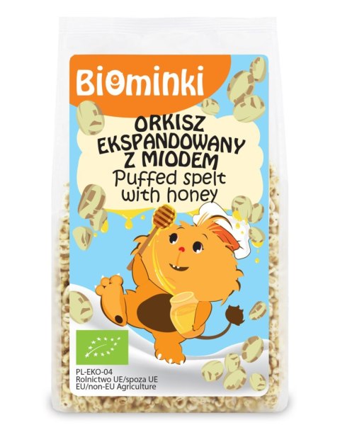 ORKISZ EKSPANDOWANY Z MIODEM BIO 210 g - BIOMINKI BIOMINKI (przekąski dla dzieci, kaszki) ORKISZ EKSPANDOWANY Z MIODEM BIO 210 g - BIOMINKI BIOMINKI (przekąski dla dzieci, kaszki)
