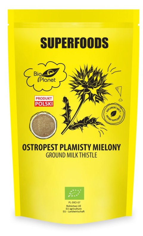 OSTROPEST PLAMISTY MIELONY BIO 200 g - BIO PLANET BIO PLANET - seria SUPERFOODS OSTROPEST PLAMISTY MIELONY BIO 200 g - BIO PLANET BIO PLANET - seria SUPERFOODS