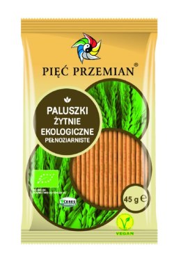 PALUSZKI ŻYTNIE PEŁNOZIARNISTE BIO 45 g - PIĘĆ PRZEMIAN PIĘĆ PRZEMIAN (produkty spożywcze)