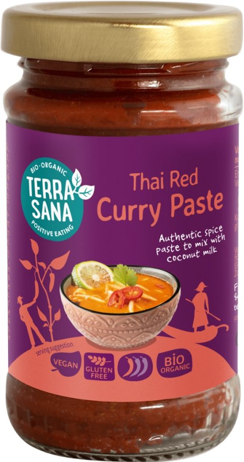 PASTA TAJSKA CZERWONE CURRY BIO 120 g - TERRASANA TERRASANA (kremy, makarony, sosy sojowe, inne) PASTA TAJSKA CZERWONE CURRY BIO 120 g - TERRASANA TERRASANA (kremy, makarony, sosy sojowe, inne)