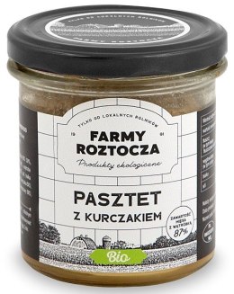 PASZTET DROBIOWO - WIEPRZOWY BIO 180 g (SŁOIK) - FARMY ROZTOCZA FARMY ROZTOCZA (Z PÓŁKI, w tym weki)