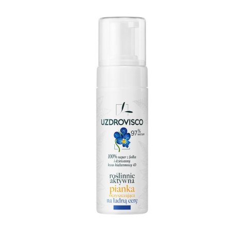 PIANKA DO MYCIA TWARZY AKTYWNA OCZYSZCZAJĄCA 150 ml - UZDROVISCO (FIOŁEK) UZDROVISCO (kosmetyki) PIANKA DO MYCIA TWARZY AKTYWNA OCZYSZCZAJĄCA 150 ml - UZDROVISCO (FIOŁEK) UZDROVISCO (kosmetyki)