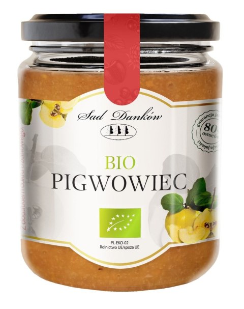 PIGWOWIEC 80 % Z CUKREM TRZCINOWYM BIO 250 g - SAD DANKÓW SAD DANKÓW (przetwory owocowe) PIGWOWIEC 80 % Z CUKREM TRZCINOWYM BIO 250 g - SAD DANKÓW SAD DANKÓW (przetwory owocowe)