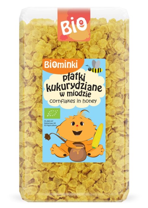 PŁATKI KUKURYDZIANE W MIODZIE BIO 300 g - BIOMINKI BIOMINKI (przekąski dla dzieci, kaszki) PŁATKI KUKURYDZIANE W MIODZIE BIO 300 g - BIOMINKI BIOMINKI (przekąski dla dzieci, kaszki)