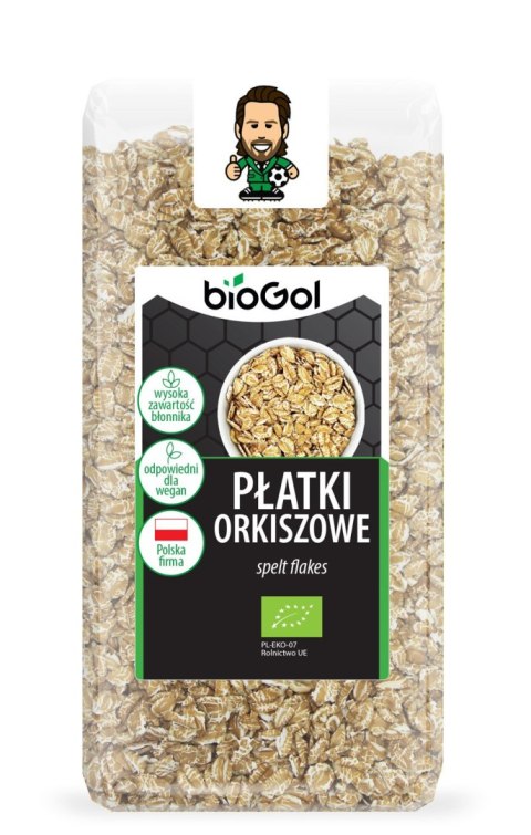 PŁATKI ORKISZOWE BIO 300 g - BIOGOL BIOGOL (produkty śniadaniowe, przekąski bez cukru) PŁATKI ORKISZOWE BIO 300 g - BIOGOL BIOGOL (produkty śniadaniowe, przekąski bez cukru)