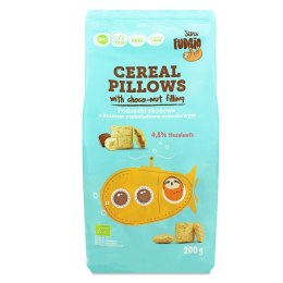 PODUSZKI ZBOŻOWE Z KREMEM CZEKOLADOWO - ORZECHOWYM BEZGLUTENOWE BIO 200 g - ME GUSTO (SUPER FUDGIO) ME GUSTO (krówki wegańskie, czekolady, wafelki)