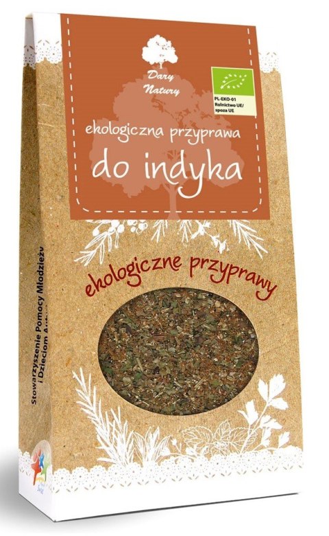 PRZYPRAWA DO INDYKA BIO 50 g - DARY NATURY DARY NATURY - przyprawy i zioła PRZYPRAWA DO INDYKA BIO 50 g - DARY NATURY DARY NATURY - przyprawy i zioła
