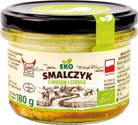 SMALEC Z MIĘSEM I CEBULKĄ BIO 180 g - SMAK EKO SMAK EKO (słoiki mięsne, smalec, pasztet) SMALEC Z MIĘSEM I CEBULKĄ BIO 180 g - SMAK EKO SMAK EKO (słoiki mięsne, smalec, pasztet)