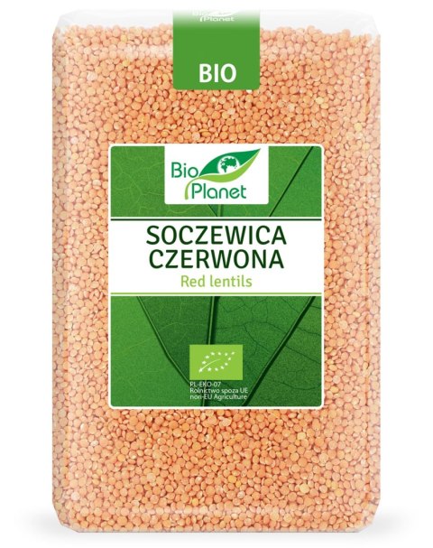 SOCZEWICA CZERWONA BIO 2 kg - BIO PLANET BIO PLANET - seria ZIELONA (strączkowe) SOCZEWICA CZERWONA BIO 2 kg - BIO PLANET BIO PLANET - seria ZIELONA (strączkowe)