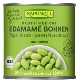 SOJA EDAMAME W ZALEWIE BIO 200 g (130 g) - RAPUNZEL RAPUNZEL (kremy orzechowe, ketchupy, czekolady)