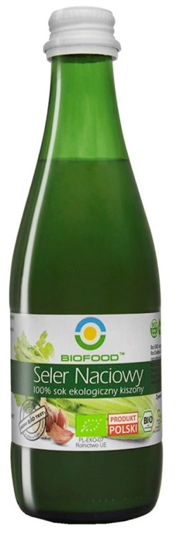 SOK Z SELERA NACIOWEGO KISZONEGO NFC BEZGLUTENOWY BIO 300 ml - BIOFOOD BIOFOOD (soki, przetwory, octy, olej kokosowy)