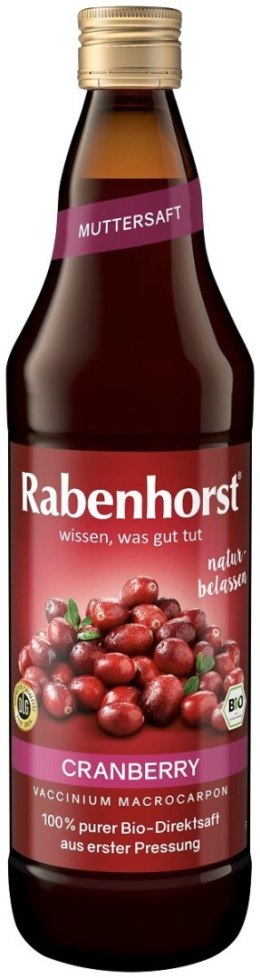 SOK Z ŻURAWINY NFC BIO 750 ml - RABENHORST RABENHORST (soki, napoje)