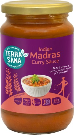 SOS CURRY INDIAN MADRAS BEZGLUTENOWY BIO 350 g - TERRASANA TERRASANA (kremy, makarony, sosy sojowe, inne)