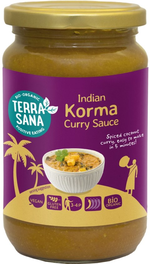 SOS CURRY ŻÓŁTY INDIAN KORMA BEZGLUTENOWY BIO 350 g - TERRASANA TERRASANA (kremy, makarony, sosy sojowe, inne) SOS CURRY ŻÓŁTY INDIAN KORMA BEZGLUTENOWY BIO 350 g - TERRASANA TERRASANA (kremy, makarony, sosy sojowe, inne)