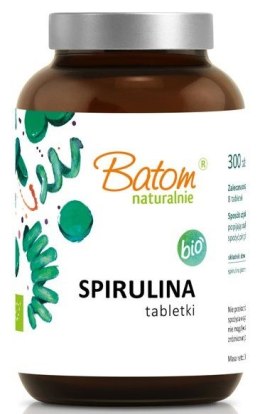 SPIRULINA BIO (400 mg) 300 TABLETEK - BATOM BATOM (oleje, soki, sole kąpielowe)