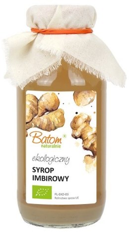 SYROP IMBIROWY BIO 330 ml - BATOM BATOM (oleje, soki, sole kąpielowe)