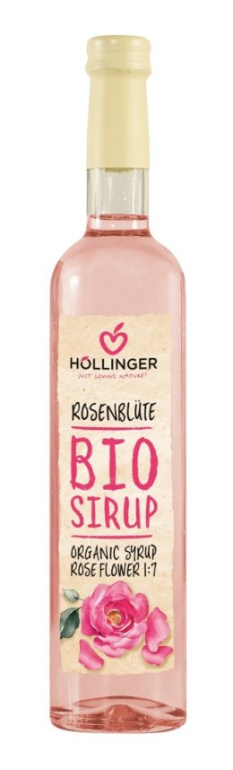 SYROP O SMAKU RÓŻANYM BIO 500 ml - HOLLINGER HOLLINGER (soki, nektary, napoje, syropy)
