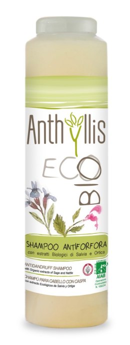 SZAMPON DO WŁOSÓW Z EKSTRAKTEM Z SZAŁWII I POKRZYWY PRZECIWŁUPIEŻOWY ECO 250 ml - ANTHYLLIS ANTHYLLIS (kosmetyki)