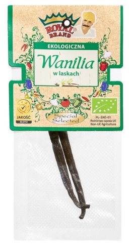 WANILIA BOURBON LASKA BIO (2 szt.) - ROYAL BRAND ROYAL BRAND (aromaty, ekstrakty, herbaty)