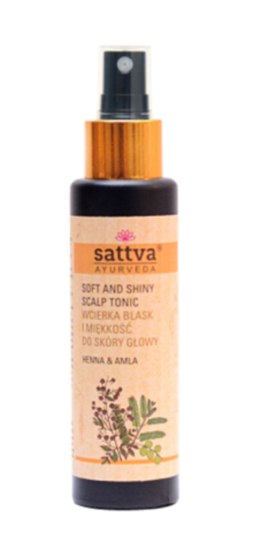 WCIERKA DO SKÓRY GŁOWY BLASK I MIĘKKOŚĆ HENNA I AMLA 100 ml - SATTVA SATTVA (kadzidła, kosmetyki)