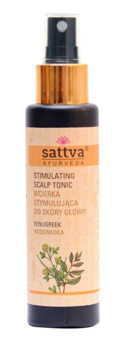 WCIERKA DO SKÓRY GŁOWY STYMULUJĄCA WZROST KOZIERADKA 100 ml - SATTVA (AYURVEDA) SATTVA (kadzidła, kosmetyki)