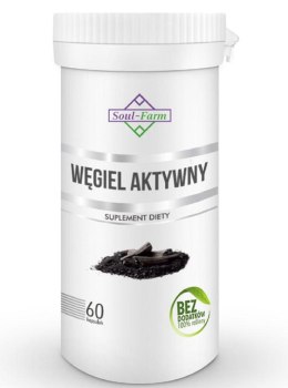 WĘGIEL AKTYWNY (180 mg) 60 KAPSUŁEK - SOUL FARM SOUL FARM (witaminy i ekstrakty)